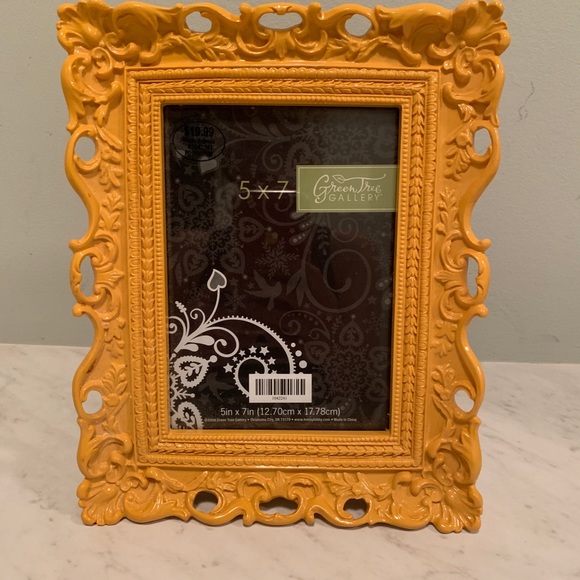 Hobby Lobby Other - Hobby Lobby Mustard Whimsical Picture Frame -5x7